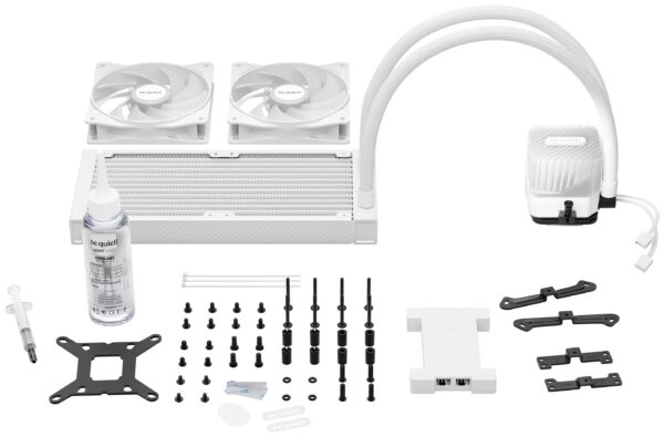 be quiet! LIGHT LOOP 240mm White Processor All-in-one liquid cooler