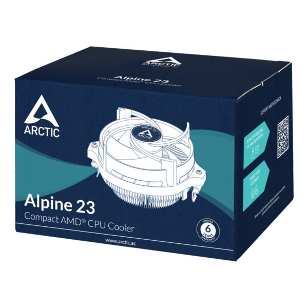 ARCTIC Alpine 23 - Compact AMD CPU-Cooler Processor Air cooler 9 cm