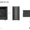 be quiet! Pure Base 501 DX Black Midi Tower