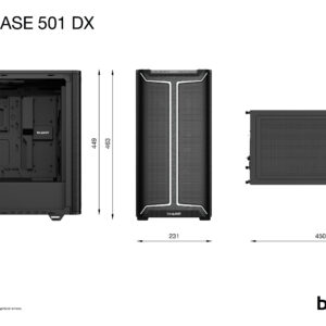 be quiet! Pure Base 501 DX Black Midi Tower
