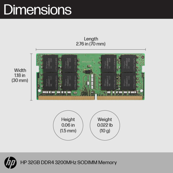 HP 32GB DDR4 3200 SODIMM Memory