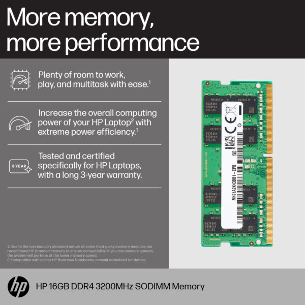 HP 32GB DDR4 3200 SODIMM Memory