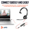 POLY BW3315-M MONAURAL USB-C/A