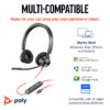 POLY BW3315-M MONAURAL USB-C/A