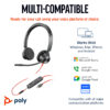 POLY BW3325 STEREO USB-C/A