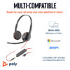 POLY BW3220 STEREO USB-C/A