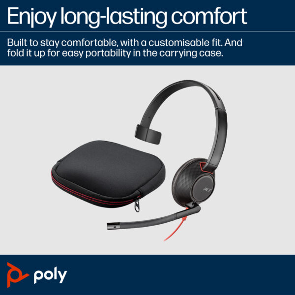 POLY BW5210 MONAURAL USB-C/A (BULK)