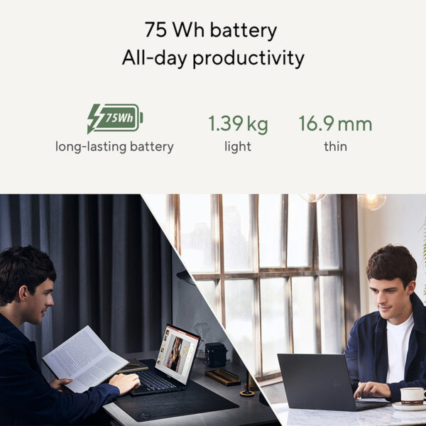 ASUS Zenbook 14 OLED UX3402VA-KN113W Intel® Core™ i5 i5-1340P Laptop