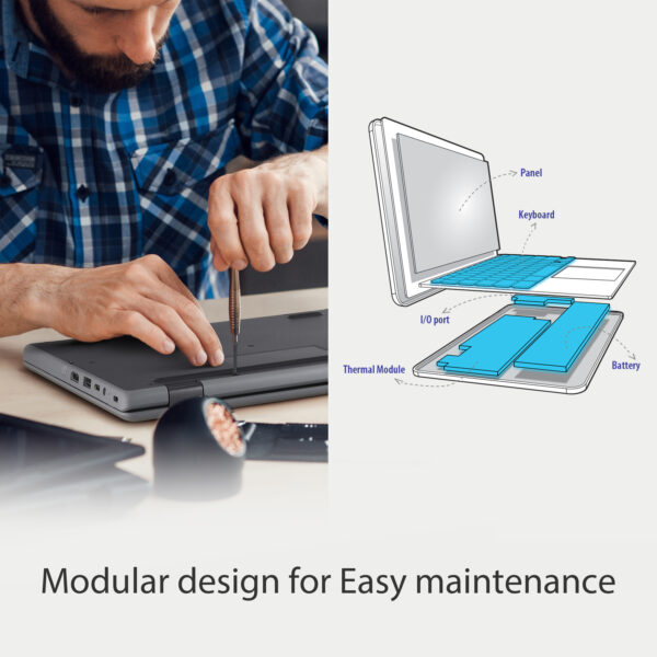 ASUS BR1100C-C1XA-3Y Intel® Celeron® N N4500 Laptop 29.5 cm (11.6")