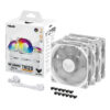 ASUS TUF GAMING TR120 ARGB REVERSE 3IN1 White Computer case Air ASUS TUF GAMING TR120 ARGB REVERSE 3IN1 White Computer case Air