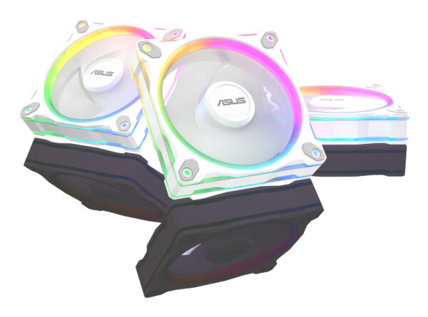 ASUS Prime MR120 Fan ARGB White 3in1 Computer case 12 cm