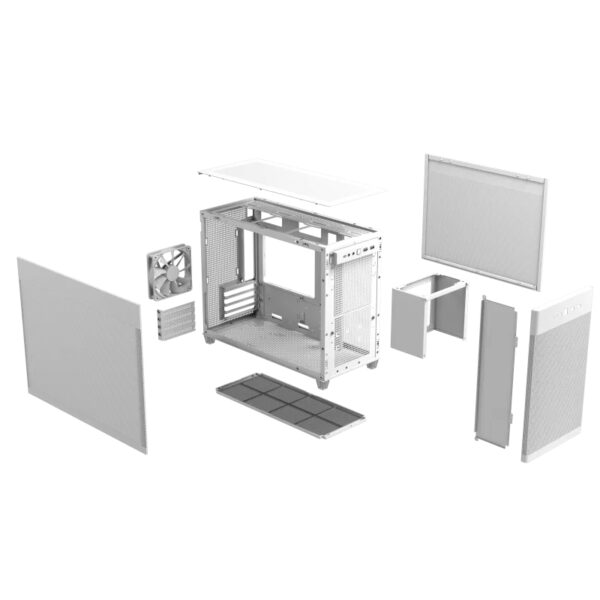ASUS PRIME AP201 CASE TG WHITE Mini Tower ASUS PRIME AP201 CASE TG WHITE Mini Tower
