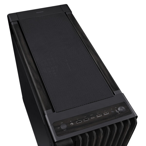 ASUS ProArt PA602 Wood Edition – Metal Panel Midi Tower Black