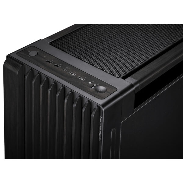 ASUS ProArt PA602 Wood Edition – Metal Panel Midi Tower Black