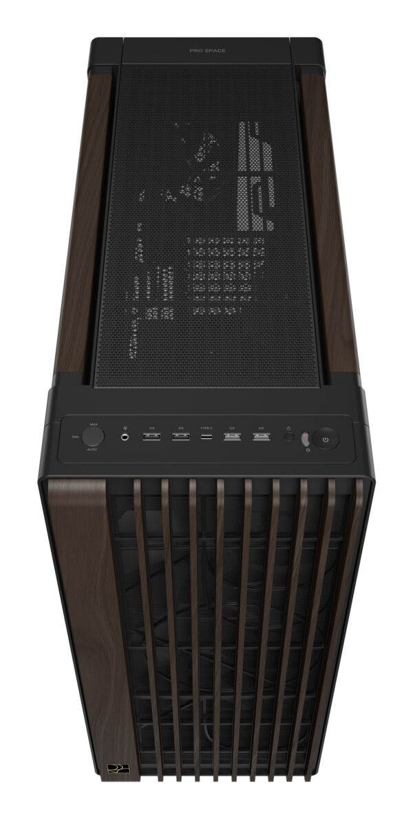 ASUS ProArt PA602 Wood Edition Modern Black - Metal Panel Midi Tower ASUS ProArt PA602 Wood Edition Modern Black - Metal Panel Midi Tower