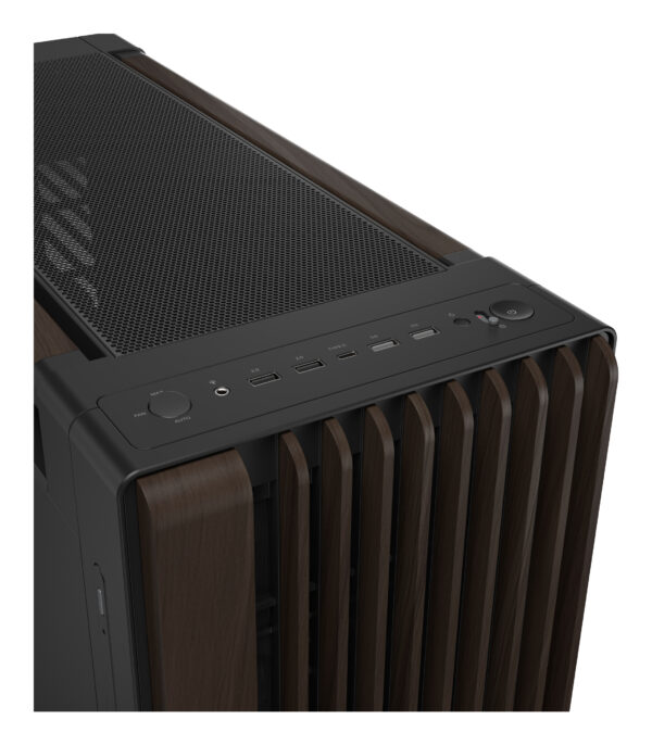 ASUS ProArt PA602 Wood Edition Modern Black - Metal Panel Midi Tower ASUS ProArt PA602 Wood Edition Modern Black - Metal Panel Midi Tower