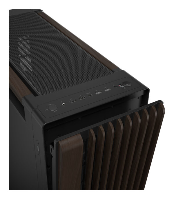 ASUS ProArt PA602 Wood Edition Modern Black - Metal Panel Midi Tower ASUS ProArt PA602 Wood Edition Modern Black - Metal Panel Midi Tower