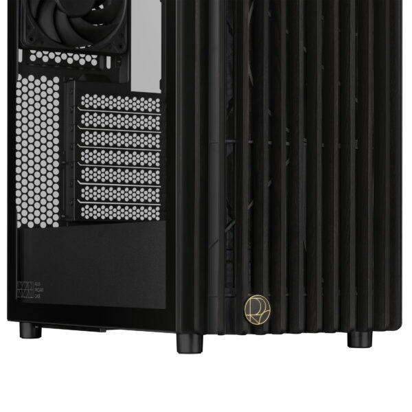 ASUS ProArt PA401 - Tempered Glass Panel Black ASUS ProArt PA401 Wood TG PWM (Black) Tower