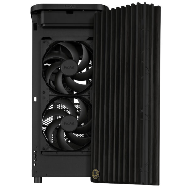 ASUS ProArt PA401 - Tempered Glass Panel Black ASUS ProArt PA401 Wood TG PWM (Black) Tower