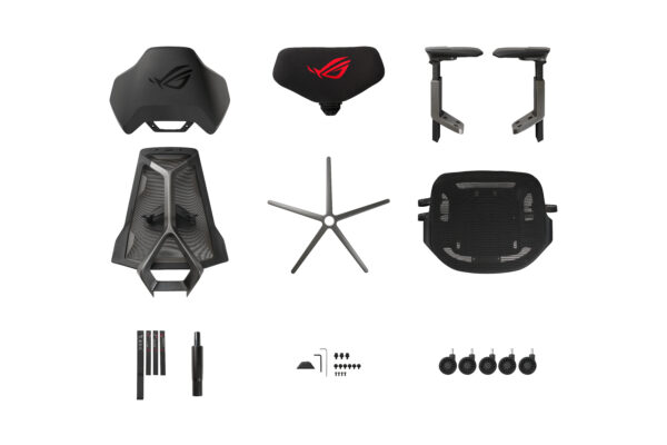 ASUS ROG Destrier Ergo PC gaming chair Mesh seat Grey ASUS ROG Destrier Ergo PC gaming chair Mesh seat Grey