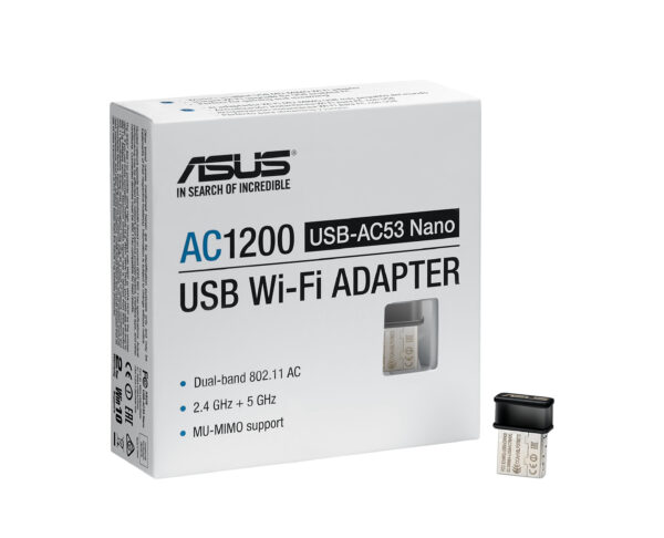 ASUS USB-AC53 Nano WLAN 867 Mbit/s ASUS USB-AC53 Nano WLAN 867 Mbit/s