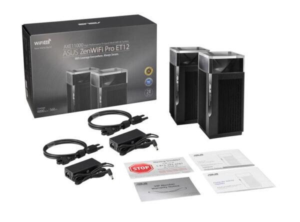 ASUS ZenWiFi Pro ET12 Tri-band (2.4 GHz / 5 GHz / 6 GHz) Wi-Fi 6E