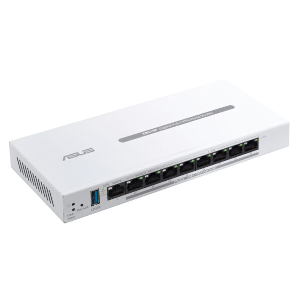 ASUS ExpertWiFi EBG19P wired router Gigabit Ethernet White ASUS ExpertWiFi EBG19P wired router Gigabit Ethernet White