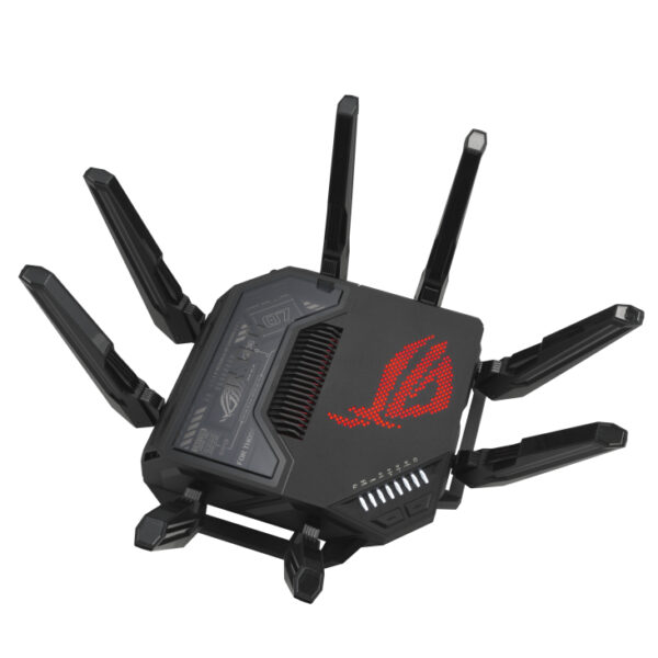 ASUS ROG Rapture GT-BE98 wireless router 10 Gigabit Ethernet ASUS ROG Rapture GT-BE98 wireless router 10 Gigabit Ethernet