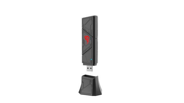 ASUS ROG USB-BE92 Wifi 7 BE6500 Tri-Band USB Adapter WLAN 6500 Mbit/s ASUS ROG USB-BE92 Wifi 7 BE6500 Tri-Band USB Adapter WLAN 6500 Mbit/s