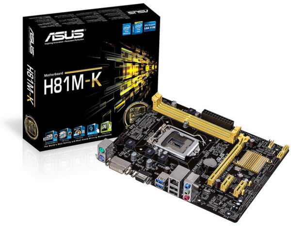 ASUS H81M-K Intel® H81 LGA 1150 (Socket H3) micro ATX