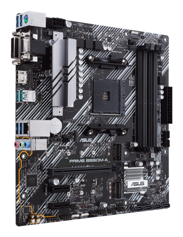 ASUS PRIME B550M-A AMD B550 Socket AM4 micro ATX ASUS PRIME B550M-A AMD B550 Socket AM4 micro ATX