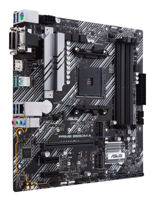 ASUS Prime B550M-A/CSM AMD B550 Socket AM4 micro ATX ASUS Prime B550M-A/CSM AMD B550 Socket AM4 micro ATX