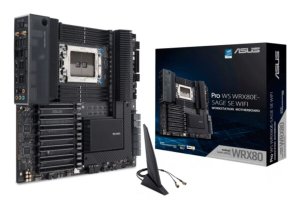 ASUS WRX80E-SAGE SE WIFI AMD WRX80 Socket SP3 Extended ATX ASUS WRX80E-SAGE SE WIFI AMD WRX80 Socket SP3 Extended ATX
