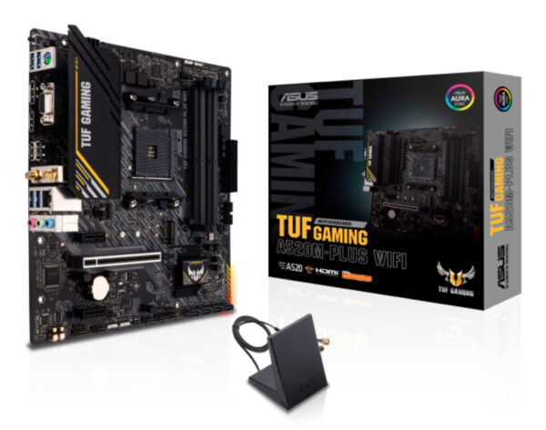 ASUS TUF GAMING A520M-PLUS WIFI AMD A520 Socket AM4 micro ATX ASUS TUF GAMING A520M-PLUS WIFI AMD A520 Socket AM4 micro ATX