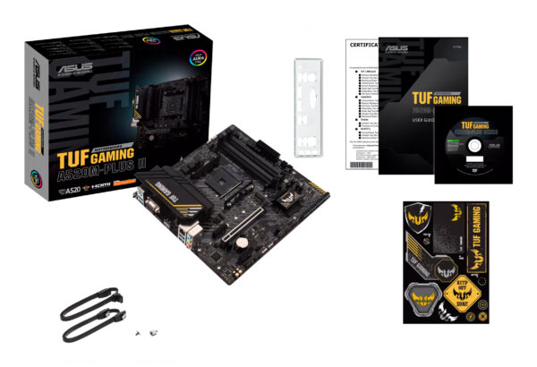 ASUS TUF GAMING A520M-PLUS II AMD A520 Socket AM4 micro ATX ASUS TUF GAMING A520M-PLUS II AMD A520 Socket AM4 micro ATX