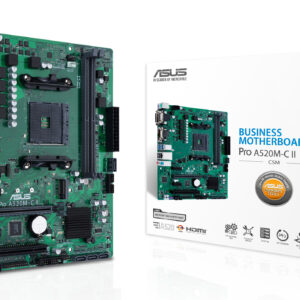 ASUS PRO A520M-C II/CSM AMD A520 Socket AM4 micro ATX ASUS PRO A520M-C II/CSM AMD A520 Socket AM4 micro ATX