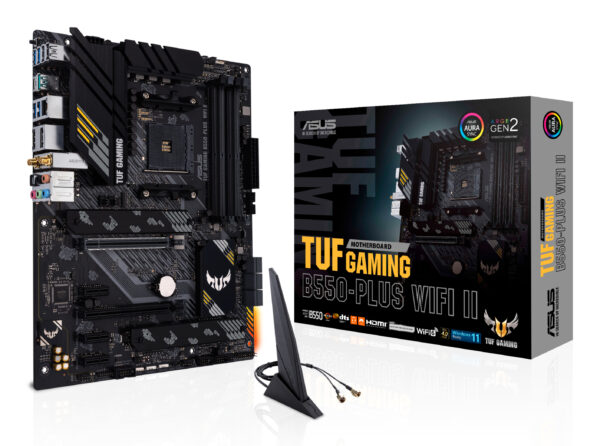 ASUS TUF GAMING B550-PLUS WIFI II AMD B550 Socket AM4 ATX ASUS TUF GAMING B550-PLUS WIFI II AMD B550 Socket AM4 ATX