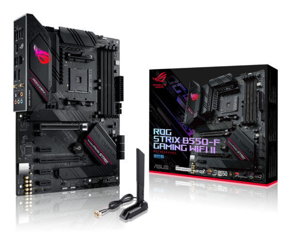 ASUS ROG STRIX B550-F GAMING WIFI II AMD B550 Socket AM4 ATX ASUS ROG STRIX B550-F GAMING WIFI II AMD B550 Socket AM4 ATX