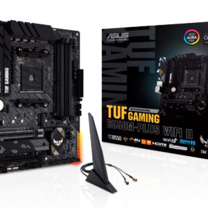 ASUS TUF GAMING B550M-PLUS WIFI II AMD B550 Socket AM4 micro ATX ASUS TUF GAMING B550M-PLUS WIFI II AMD B550 Socket AM4 micro ATX