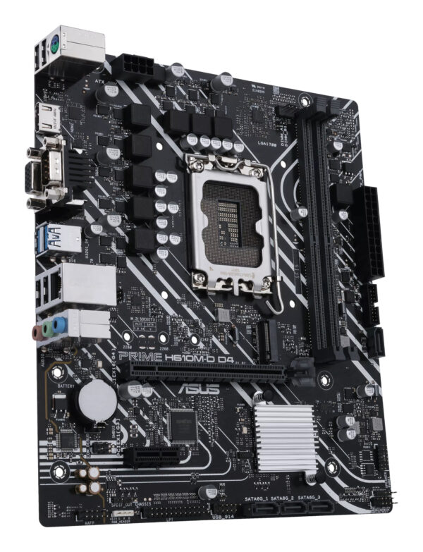 ASUS PRIME H610M-D D4 Intel H610 LGA 1700 micro ATX ASUS PRIME H610M-D D4 Intel H610 LGA 1700 micro ATX