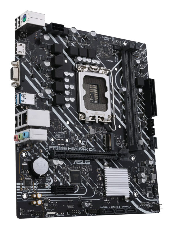 ASUS PRIME H610M-K D4 Intel H610 LGA 1700 micro ATX ASUS PRIME H610M-K D4 Intel H610 LGA 1700 micro ATX