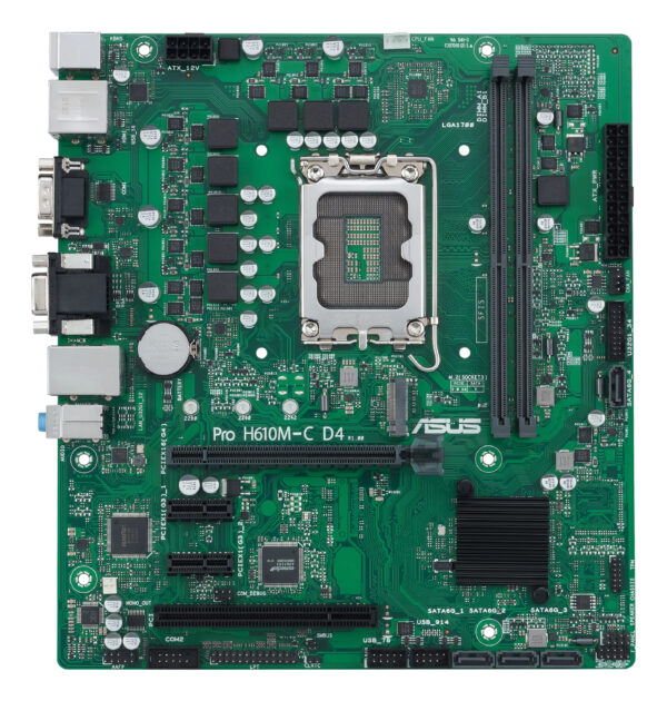 ASUS PRO H610M-C D4-CSM Intel H610 LGA 1700 micro ATX ASUS PRO H610M-C D4-CSM Intel H610 LGA 1700 micro ATX