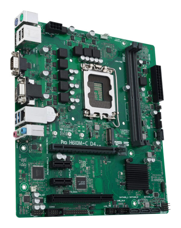 ASUS PRO H610M-C D4-CSM Intel H610 LGA 1700 micro ATX ASUS PRO H610M-C D4-CSM Intel H610 LGA 1700 micro ATX