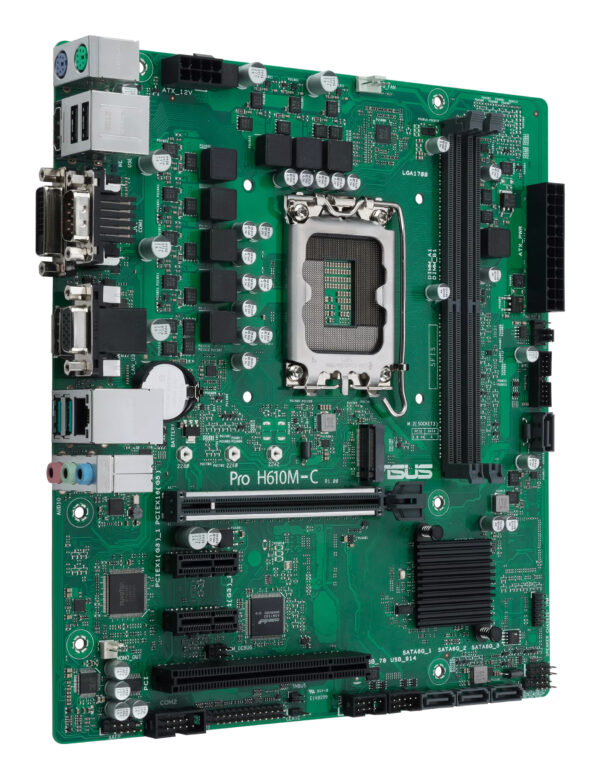 ASUS Pro H610M-C-CSM Intel H610 LGA 1700 micro ATX ASUS Pro H610M-C-CSM Intel H610 LGA 1700 micro ATX