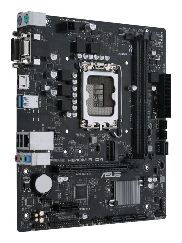 ASUS PRIME H610M-R D4 Intel H610 LGA 1700 micro ATX ASUS PRIME H610M-R D4 Intel H610 LGA 1700 micro ATX
