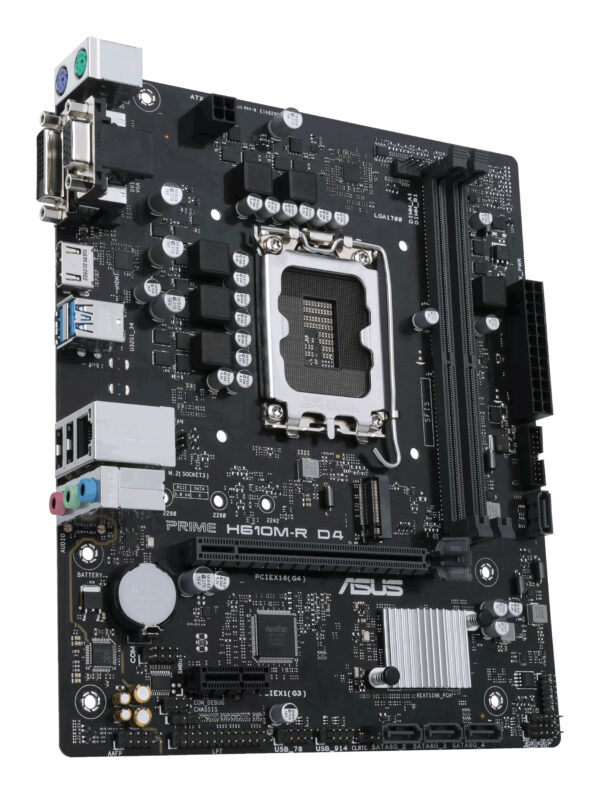 ASUS PRIME H610M-R D4 Intel H610 LGA 1700 micro ATX ASUS PRIME H610M-R D4 Intel H610 LGA 1700 micro ATX