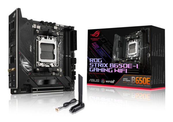 ASUS ROG STRIX B650E-I GAMING WIFI AMD B650 Socket AM5 mini ITX ASUS ROG STRIX B650E-I GAMING WIFI AMD B650 Socket AM5 mini ITX