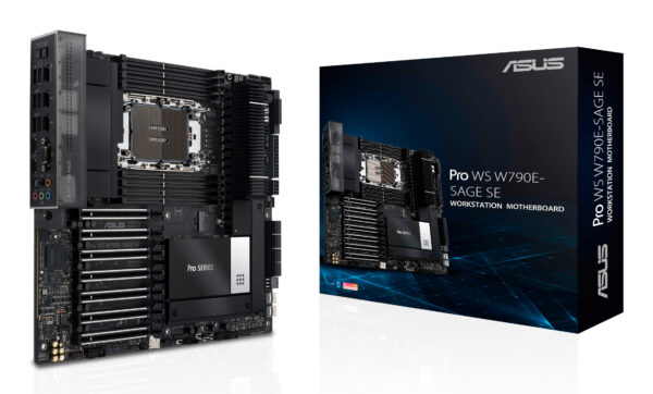 ASUS PRO WS W790E-SAGE SE Intel W790 LGA 4677 (Socket E) EEB ASUS PRO WS W790E-SAGE SE Intel W790 LGA 4677 (Socket E) EEB