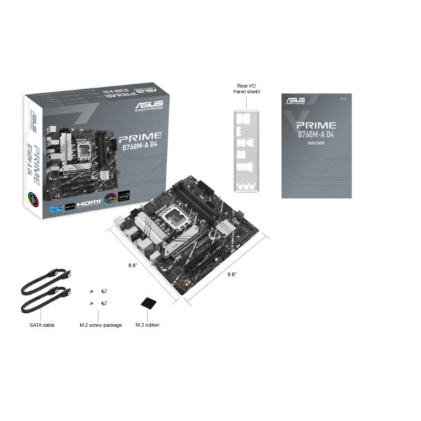 ASUS PRIME B760M-A D4-CSM Intel B760 LGA 1700 micro ATX ASUS PRIME B760M-A D4-CSM Intel B760 LGA 1700 micro ATX