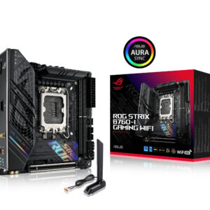 ASUS ROG STRIX B760-I GAMING WIFI Intel B760 LGA 1700 mini ITX ASUS ROG STRIX B760-I GAMING WIFI Intel B760 LGA 1700 mini ITX